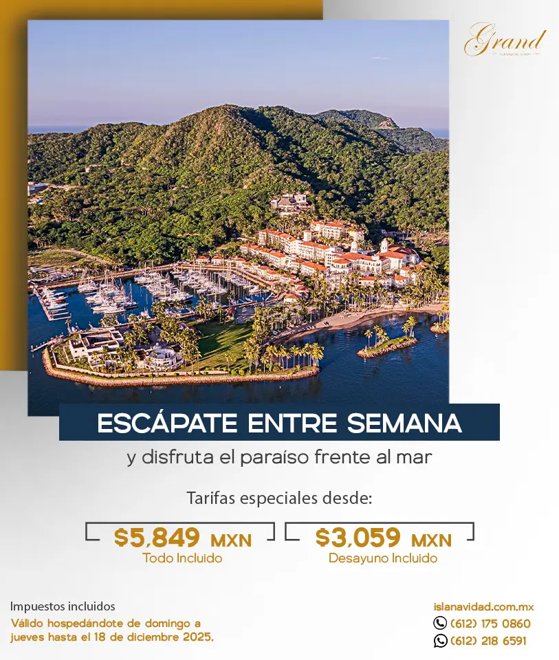 Oferta Especial Hotel Grand Isla Navidad Resort, Hotel en Manzanillo Colima